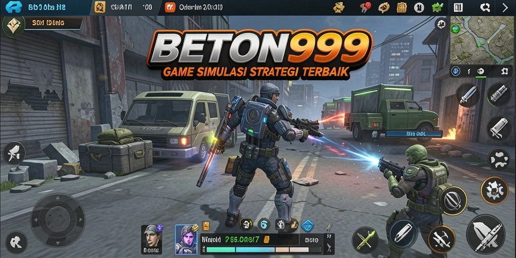 Tampilan gameplay BETON999 yang menarik dan menantang.