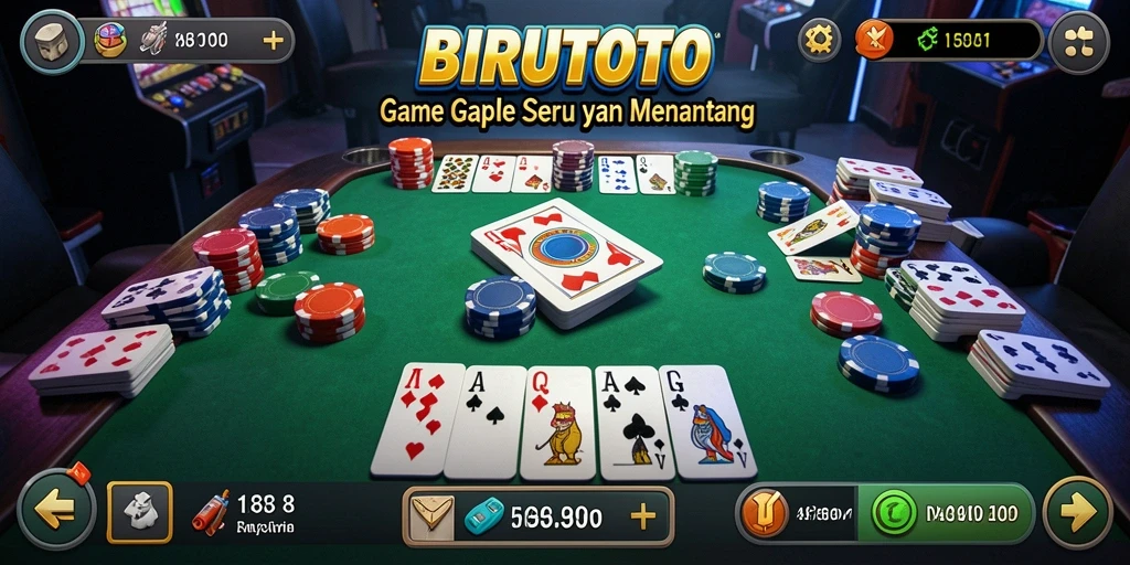 Tampilan gameplay BIRUTOTO yang menarik dan interaktif.