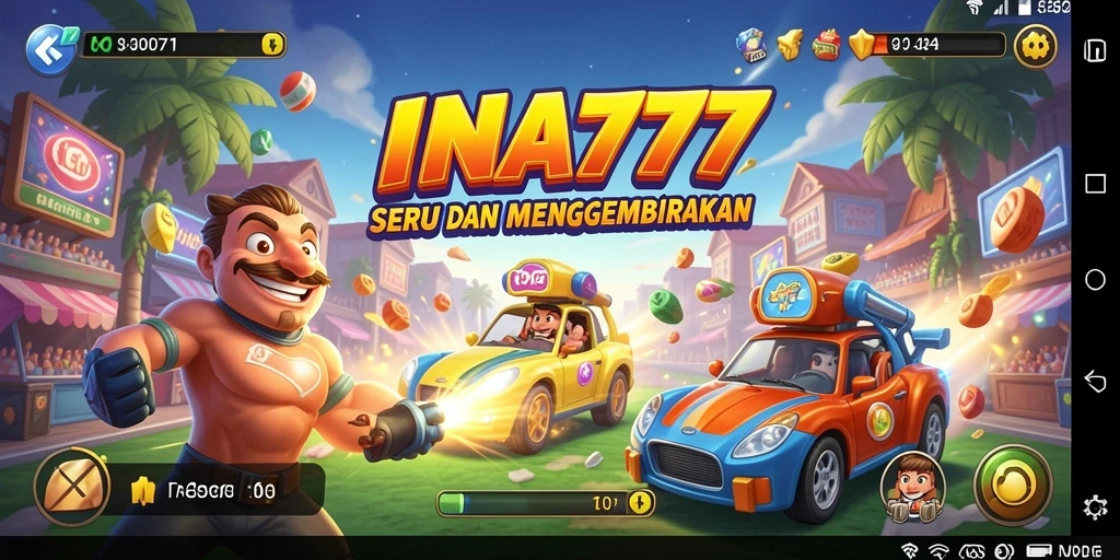 Screenshot menampilkan aksi seru gameplay Arcade di INA777.