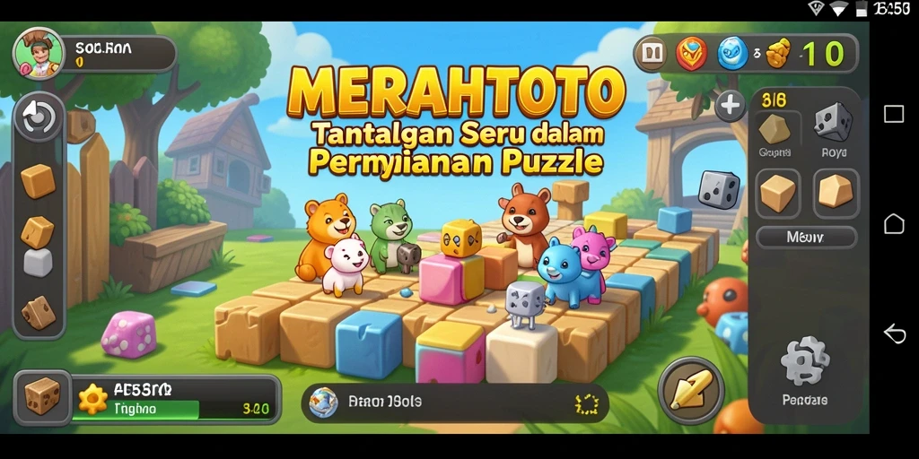 Tampilan gameplay MERAHTOTO yang menarik dan penuh tantangan.