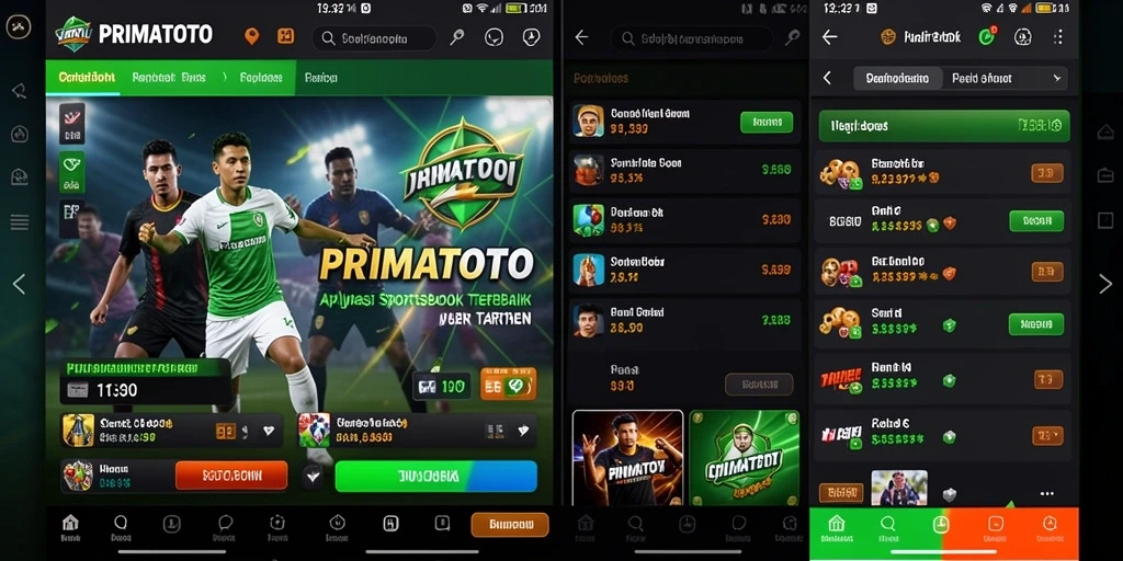Tampilan gameplay menarik pada aplikasi Sportsbook PRIMATOTO.