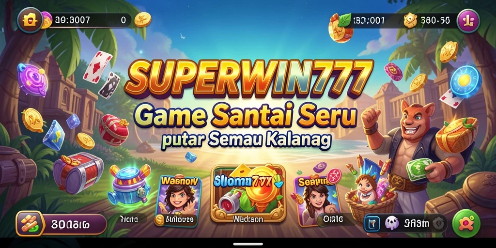 Screenshot gameplay <strong>SUPERWIN777</strong> menunjukkan momen seru di dalam game Casual.